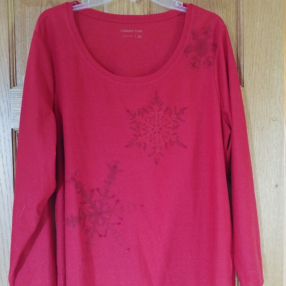 Coldwater Creek embellished top - Picture 1 of 6
